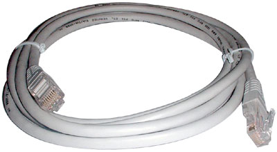 Патч-корд RJ-45 UTP 5e кат. 0.5м, серый
